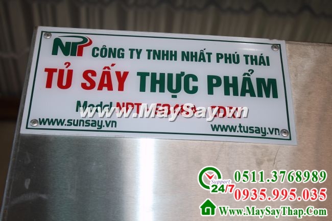 Máy sấy măng tre do Công ty TNHH Nhất Phú Thái thiết kế chế tạo