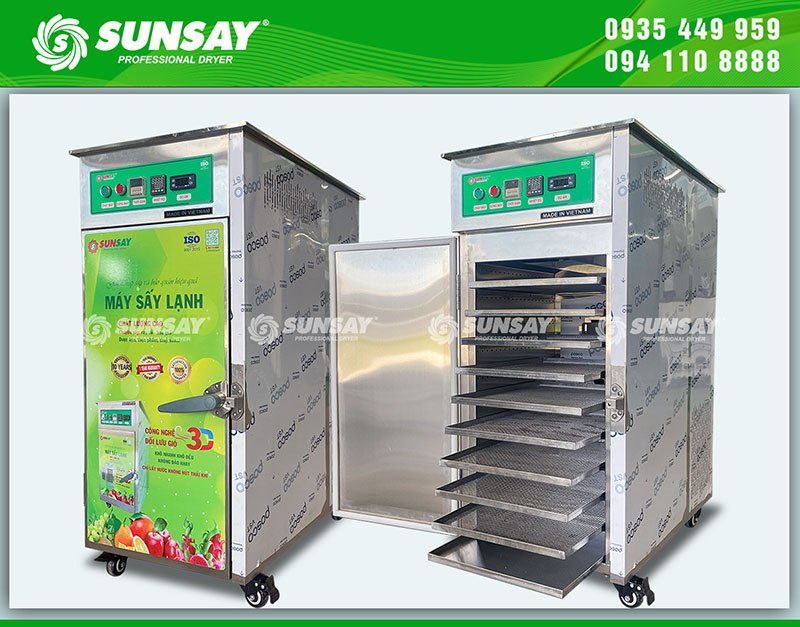 Máy sấy lạnh mini 9 khay SUNSAY