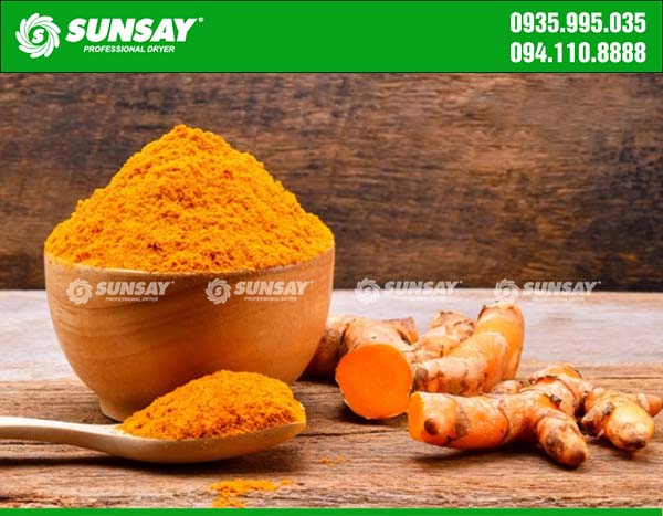 Tủ sấy tinh bột nghệ giúp đảm bảo an toàn vệ sinh và giữ nguyên dưỡng chất của nghệ