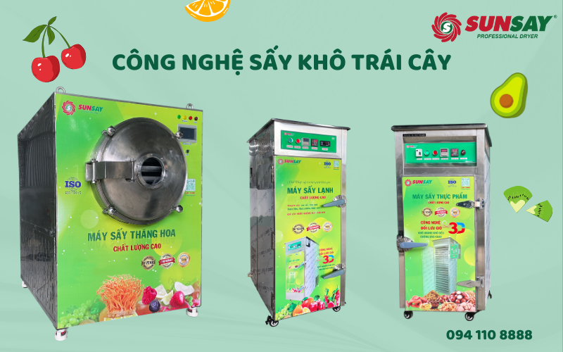 Công nghệ sấy khô trái cây