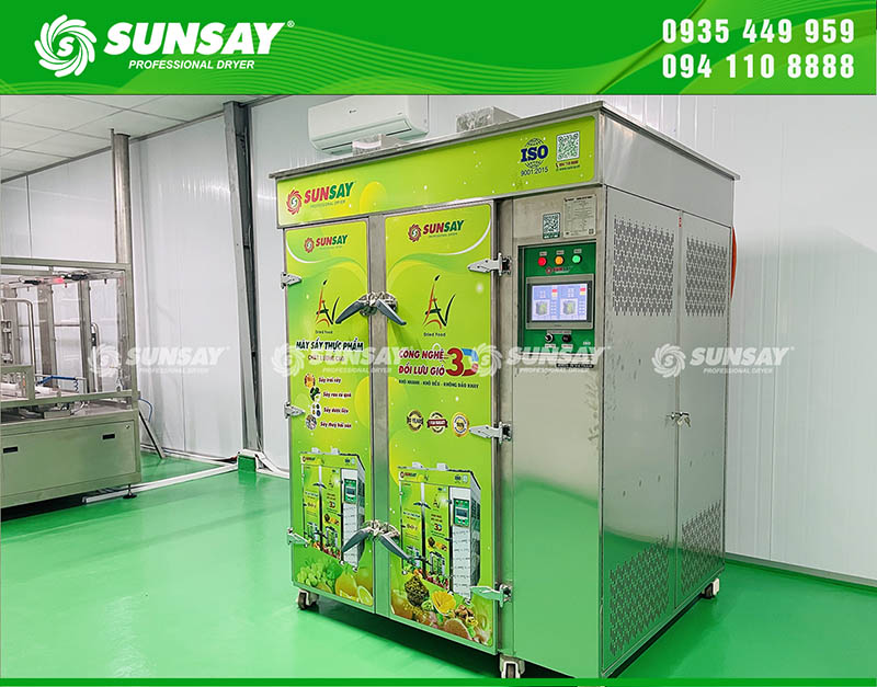 Lắp đặt máy sấy nhiệt đối lưu 80 khay tại Khánh Hòa