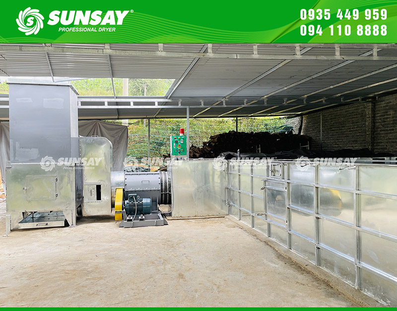 Vận chuyển máy sấy cà phê nhân 7 tấn đến Sơn La