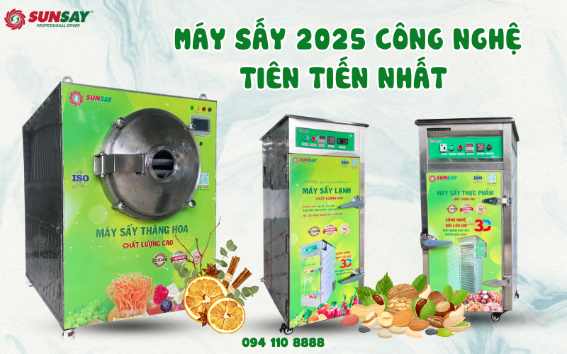Đánh giá máy sấy 2025 công nghệ tiên tiến nhất trong sản xuất hiện đại